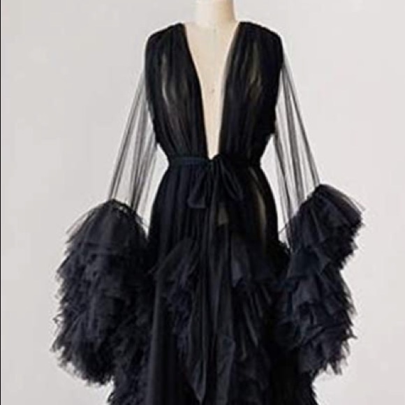 Tulle Puffy Robe - Picture 5 of 7